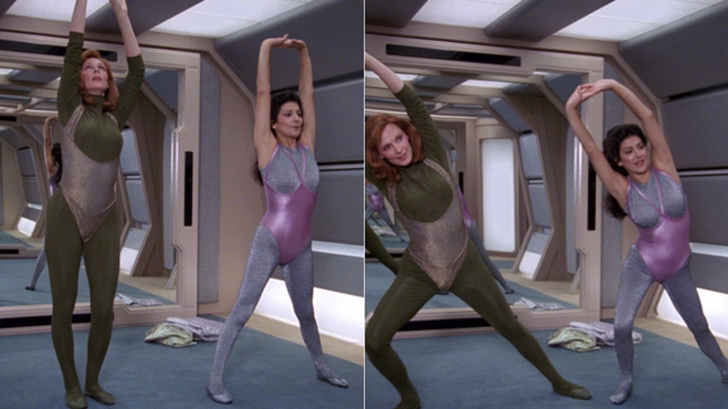 Illustration for article titled Los trajes más locos e increíbles de Star Trek: La nueva generación